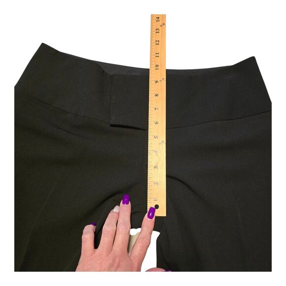 Alvin Valley Dress Pants Trousers Womens Size 42 Black Bootcut Mid-Rise Office - Picture 10 of 12